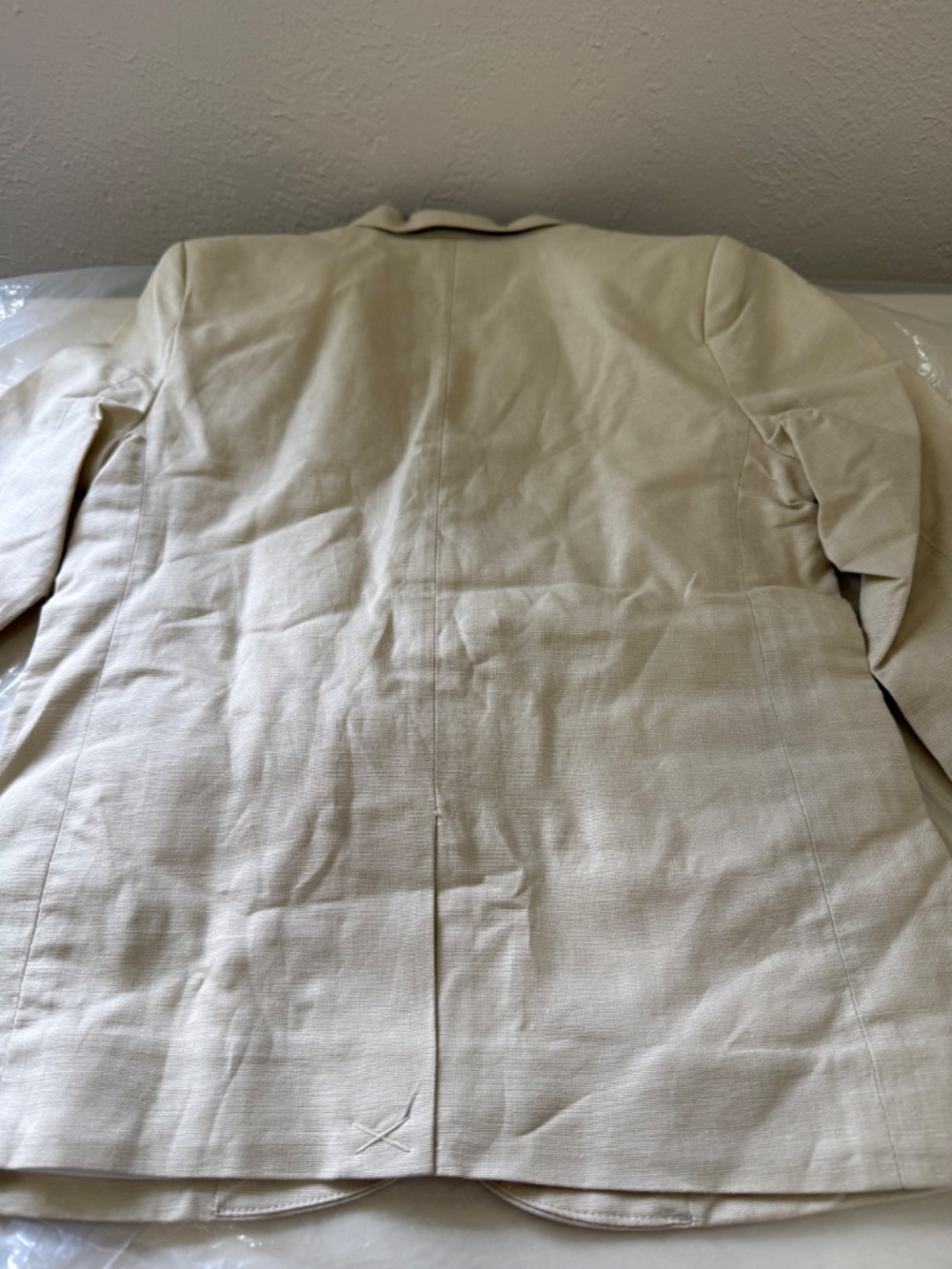 JANIE AND JACK BOY LIGHT KHAKI LINEN COTTON BLAZER SIZE 8 - Picture 11 of 11